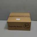 Gencywe (12 Pack x 20 Sets) Stackable Cupcake Carrier with 240 Pack Liners, Plastic Cupcake Boxes Holders for 12 Cupcakes, High Tall Dome Lid Cupcake Containers, Clear Disposable Cupcake Trays