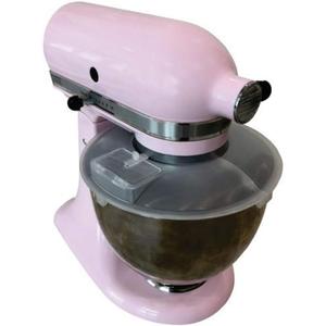 Exclusively for Kitchen Aid 4.5 Mixing Bowl, USA Patented 3 in 1 Splatter cover, Eliminates the mess, Securely seals and has easy access door for adding additional ingredients, (Clear)