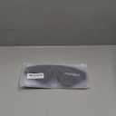 MyHalos Sleep Mask  3D Blackout Eye Mask for Women & Men, Side Sleepers, Zero Pressure Memory Foam Eyelash Friendly, Breathable,Award-Winning Sleep Aid for Travel (Black, 1 Count (Pack of 1))