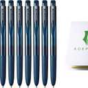 Uni-Ball Signo RT1 0.28mm - Smooth Ink Flow Gel pen, Retractable Gel Ink Pen, Ultra Micro Point, Blue Black - Pack of 10, Sticky Notes Value Set