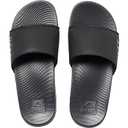 YReef Womens One Slide Beach Pool Flip Flop Thongs Sliders - Black 7