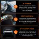 Dash Cam, 2.5K Dash Camera for Cars, V200 WiFi Dash Cam Front, Wireless Dashcam with App, WDR Night Vision, G-Sensor Dashcams for Cars, 24H Parking Mode, Loop Recording, Support 256GB Max, Black