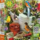 Ceaco  Garden Birds - 300 Piece Jigsaw Space Saver Puzzle  Puzzles for Smaller Spaces and Surfaces