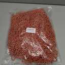 120Pcs Orange Mardi Gras Beads Necklaces, 33 Inch Orange Halloween Party Favors, Halloween Bead Necklaces Festival Accessories for Trick or Treat Parade Mardi Gras Favors Holiday Party Supplies