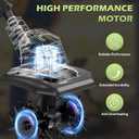 Cordless Cultivator Tiller for Garden, 21V Dual Battery