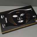 INTEO Red Light Therapy for Face, 3 Modes Portable Led Face Mask Light Therapy with Remote, Near-infrared 850 Red Light Mask with Timing Function, Led Light Therapy At Home 180 LED Beads (Black Golden)