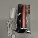 Facial Hair Removal for Women, Electric Painless Rechargeable Facial Hair Remover for Face, Lip, Chin with 2 x Replacement Heads