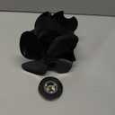 Wood Stove Fan Heat Powered Fireplace Fan Non Electric, Thermal Fan for Wood Burning Stove//Log Burner, w/Stove Accessories Thermometer