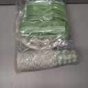 175Pcs Gingham Party Supplies for 25 Guests Scalloped Plates and Napkins set Green and White Paper Plates Disposable Plaid Cocktail Napkin Checkered Dinner Party Set Cutlery for Baby Shower Wedding