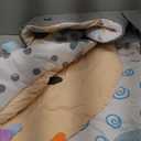 Baby Play Gym, Thickened and Non Slip Activity Mat, 5 Developmental Zones Tummy Time Mat with 5 Detachable Sensory Toys for Motor Skills, Baby Essentials Shower Gift Box(Bear)