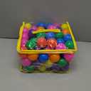 Ball Pit Balls for Toddlers: 50 100 200 Colorful Non-Toxic Balls with BPA-Free, Phthalate-Free, Crush-Resistant Polyethylene Plastic, 2.2 Inches, Perfect Toy for Boys and Girls Play (Rainbow)