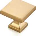Cabinet Knobs Champagne Bronze Square Knobs for Cabinets and Drawers Kitchen Hardware 10 Pack,10, Champagne Bronze
