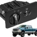 Headlight Switch Assembly Compatible with 1999-2005 Ford F-250 F-350 F-450 F-550 Super Duty F-650 F-750 F-800 Truck Replaces 1S1833 F81Z-11654-AA 88924369 SWA41651 SW5226