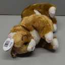 Bearington Manny The Tabby Cat Plush, 10.5 Inch Orange Cat Stuffed Animal - Long Hair Tabby Plush