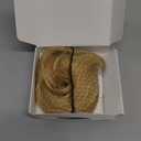 FESHFEN Human Messy Buns - 100% Human Hair Bun Real Scrunchies Hair Pieces Ponytail Extensions Wavy Tousled Updo Chignon Hairpieces for WomenMixed Blonde