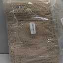 DEXI Bath Mats for Bathroom 16x24, Non Slip Washable Bathroom Rug, Thick Soft Chenille Absorbent Bathmat for Shower Floor, Fluffy Shaggy Carpet for Tub, Dark Beige