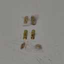 Barn Door Latches,90/180 Degree Gate Lock,Flip Gate Latches Hardware,Zinc Alloy Right Angle Door Lock Latch,Door Security Sliding Door Latch Lock fo Cabinets,Bathroom (Gold_1 Pack)