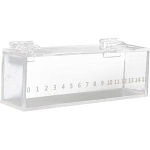Leefasy Fish Viewing Box,Acrylic Fish Breeding Box,Fishing Photo Tank,Hatching Boxes, Clear Micro Landscape Fish Tank with Scale