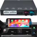 Wireless CarPlay Android Auto Retrofit Kit Decoder Box for BMW NBT System 1/2/ 3/4/ 5/6 7 Series X3/ X4 /X5/ X6 2012-2016, Support Android Auto, Mirror Link,Backup Camera, GPS, Siri, YouTube