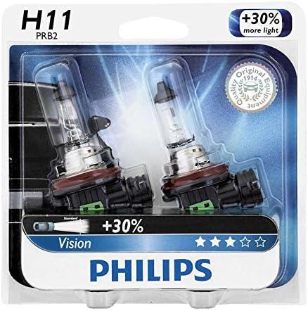 Philips H11 55W 12V 12362PRB2 Vision Headlight Automotive Car lamp - 2 bulbs