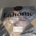 Lahome Checkered Easy Jute Runner Rug, 2x8 Kitchen Rug Non Slip Washable Outdoor Runner for Entryway Indoor, Checkerboard Black Indoor Outdoor Carpet for Hallway 8ft Entry