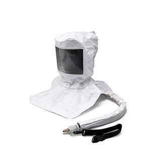 Allegro Industries 9910-D Maintenance Free Tyvek Hood CF SAR Assembly with Suspension and LP Flow Adapter with OBAC Fitting, Standard