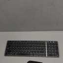 seenda Bluetooth Keyboard and Mouse Combo for Mac, SKM64-2 Rechargeable Slim Wireless Keyboard Mouse Compact, 3 Multi-Device Connection, Compatible for Mac, MacBook Pro/Air, iPad, iPhone, Black Gray