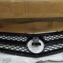 W204 Grill Front Grille Compatible with 2008 2009 2010 2011 2012 2013 2014 Mercedes Benz W204 C Class C250 C300 C350 (AMG Style-Chrome Black)