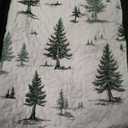 HORIMOTE HOME Green Quilt Set King Size 3 Pieces, Reversible Fine Printed Bedspreads with Forest Tree Pattern, Soft and Lightweight Bed Coverlet Bedding Sets for All Season