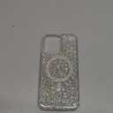 Sparkly for iPhone 16 Pro Max Case Glitter Compatible with MagSafe Shockproof Bling Phone Cover for Girls Speck iPhone 16 Pro Max Case Magnetic 6.9" (Twinkle Stardust, for iPhone 16 Pro Max 6.9")