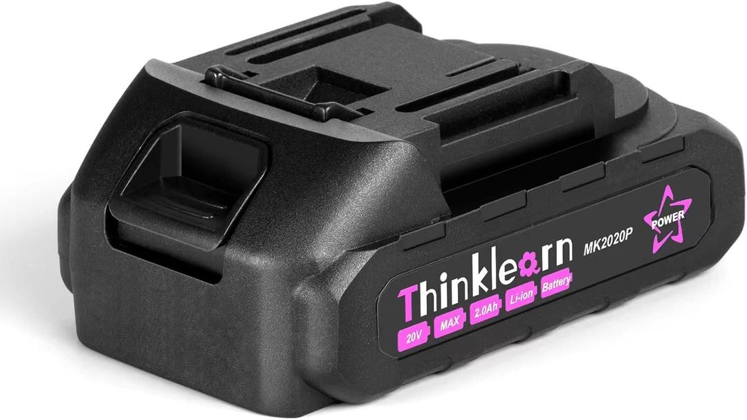 20V MAX 2Ah Lithium-Ion Replacement Battery Pack for Cordless Glue Gun, Cordless Drill, Cordless Tools
