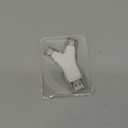 SD Card Reader for iPhone/ipad/Android/Mac/Computer/Camera,4 in1 Micro SD Card Reader Trail Camera Viewer, Portable Memory Card Reader SD Card Adapter for SD and TF Cards(White)