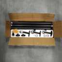 7pcs Izzo Golf Black Plastic Golf Club Tube