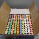 180 Pack Washable Sidewalk Chalk for Kid, 20 Colors Non-Toxic Jumbo Chalk Paint Bulk for Summer Outdoor Activity, Playground, School Classroom Chalkboard, Chalk Party Favors Set for Toddler Kids Adult