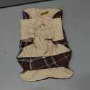 Kuoser Waterproof Dog Coat, Reversible Dog Jacket for Small Dogs, Adjustable Durable Doggie Winter Coat Warm Cozy Puppy Cold Weather Apparel from Small to Large Breed, Brown (Small (Pack of 1))