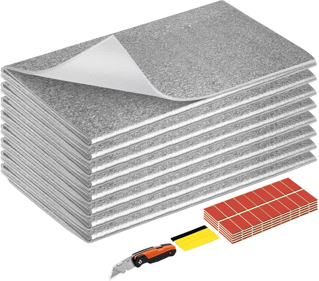 Garage Door Insulation Kit R8 8 Panels for 8x8/8x7ft Single Door