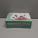 140Pcs Magnetic Tiles Magnetic Building Blocks, with 2 Cars 3D Magnet Tiles for Boys and Girls Aged 3+, Best Gift
