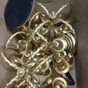 Bokon Set of 4 Candelabra Gold Candle Holders for Table Centerpiece 11.6'' Gold 5 Arms Candelabra Metal Candle Stick Stands Tall Wedding Candlestick Holder for Mantel Festivals Dinner Room Birthday