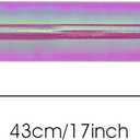 Burymento Holographic Iridescent Shiny Sparkle Metallic Glitter Purple Gift Wrapping Paper for Birthday, Valentines, Mothers day, Graduation, Wedding, Fathers day, Christmas (17 IN x 32.8 FT)