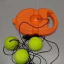 ALLOMN Solo Tennis Trainer Rebound with 3 String Balls, Solo Practice Rebound Ball for Adults, Portable Tennis Training Equipment for Beginners Sport Exercise, Tennis Rebounder Kit.