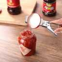 2 x Jar Opener, Adjustable Jar Lid Opener Multifunctional Can Opener Stainless Steel Can Opener Manual Glass Jar Opener Bottle Opener Easy Jar Opener for Seniors Kitchen Gadgets