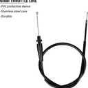 NIBBI Throttle Cable 93.5cm, Universal Replacement Motorcycle 36.8" Adjustable Throttle Cable, For Dirt Bike Pit Bike YAMAHA Kawasaki Honda Apollo Motocross