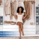 Premium Bed Sheet Organizer Set (4-Pack, Elegant Gray) - Ideal Storage for Closet, Under Bed, Linens - Neatly Organize Clothing, Pillows, Throws, Bedding, Ensuring Tidy Bedroom.