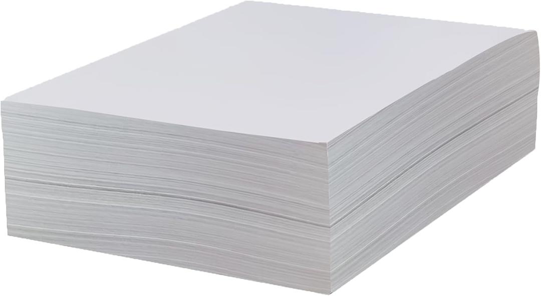 Newsprint Paper for Drawing Sketching Coloring, Drawing Paper Bulk for Kids Doodles, Packing & Moving (500 Sheets 8.5" x 11")