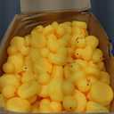 400 Pcs Mini Rubber Ducks Bulk, 2.17 x 1.97 x 1.85 Inch Float Tiny Baby Shower Rubber Duck, Small Rubber Duck, Preschool Bath Toy Rubber Duck Party Decoration Fun Squeak Small Duck Pool Toy (Yellow)
