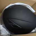 Adult 3/4 Open Face Motorcycle Helmet, Dual Visor, DOT Approved, Black, M