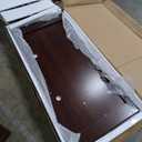 Sauder Palladia Office Desk with Drawers, Executive Desk with File Cabinet Storage, Cable Management, Keyboard Tray, in Select Cherry Finish