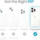 Speck iPhone 15 Pro Max Case - Built for MagSafe, Drop Protection - Scratch Resistant, Soft Touch, 6.7 Inch Phone Case - Presidio2 Pro Coastal Blue/Dust Grey/White