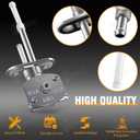 M MATI Fuel Cock Petcock Assy & Lever for Yamaha ATV Grizzly 350 660 Bruin 350 YFM350 YFM660 5KM-24500-10-00, Fuel Tank Switch Valve Part
