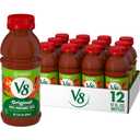 V8 Original 100% Vegetable Juice, 12 fl oz Bottle (12 Pack) (EXP 08/05/27)